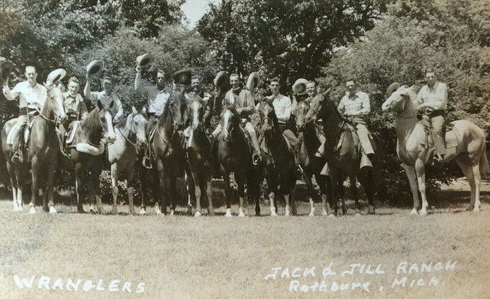 Double JJ Resort (Jack and Jill Ranch) - Old Postcard View (newer photo)